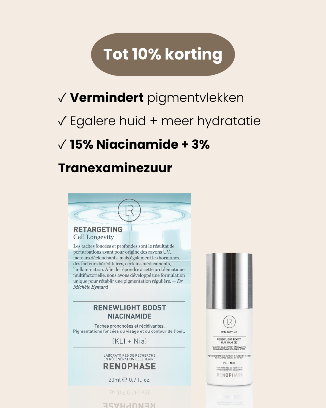 Renophase Renewlight Boost Niacinamide 20ml - Afbeelding 2